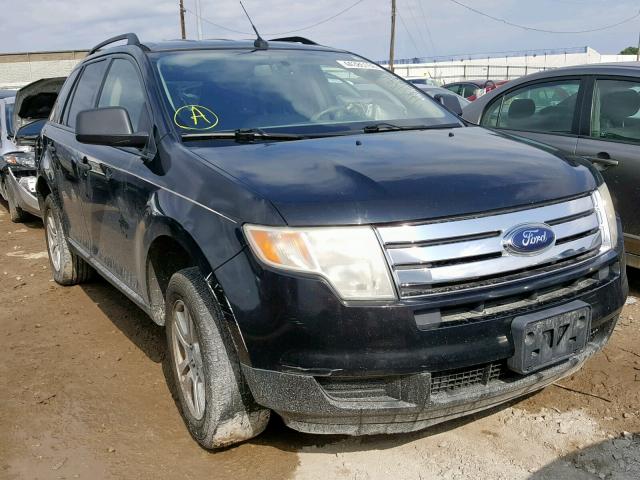 2FMDK36C37BB13816 - 2007 FORD EDGE SE BLACK photo 1