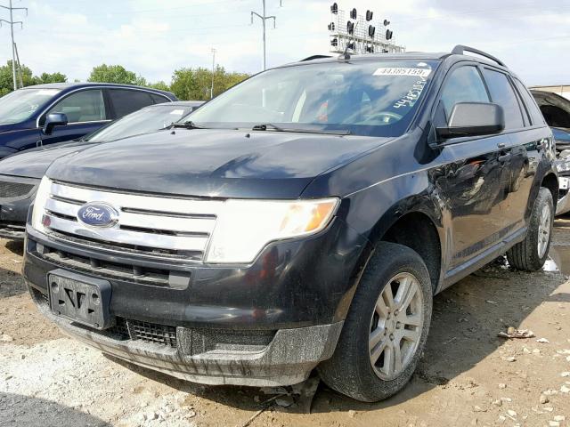 2FMDK36C37BB13816 - 2007 FORD EDGE SE BLACK photo 2