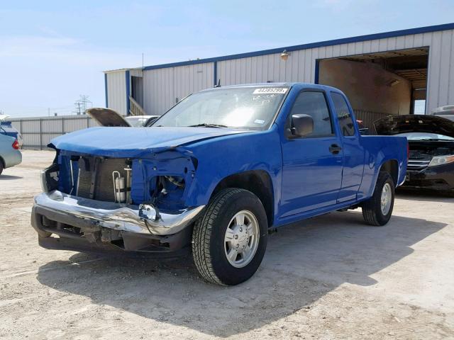 1GCCS39E288191327 - 2008 CHEVROLET COLORADO L BLUE photo 2