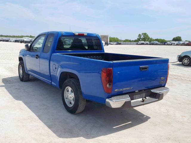 1GCCS39E288191327 - 2008 CHEVROLET COLORADO L BLUE photo 3