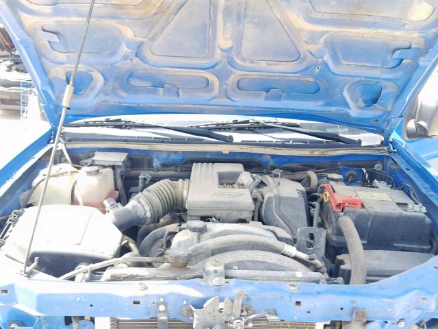 1GCCS39E288191327 - 2008 CHEVROLET COLORADO L BLUE photo 7