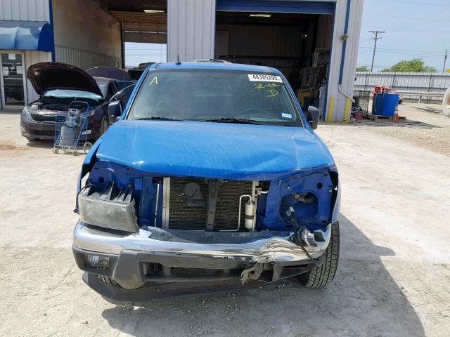 1GCCS39E288191327 - 2008 CHEVROLET COLORADO L BLUE photo 9