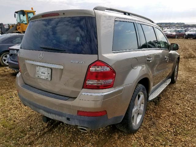 4JGBF25E59A519099 - 2009 MERCEDES-BENZ GL GOLD photo 4