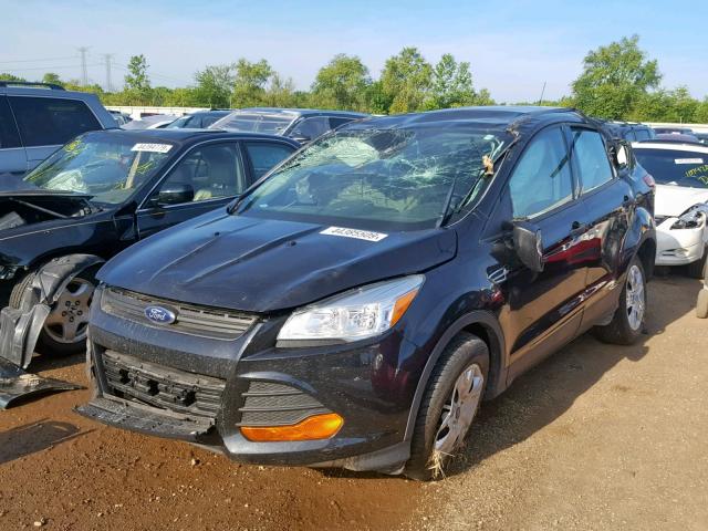 1FMCU0F78FUC11529 - 2015 FORD ESCAPE S BLACK photo 2