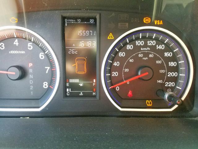 5J6RE48798L805355 - 2008 HONDA CR-V EXL GRAY photo 8