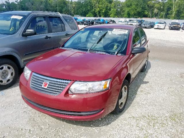 1G8AF52F65Z155635 - 2005 SATURN ION LEVEL RED photo 2
