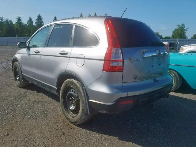 5J6RE48757L810194 - 2007 HONDA CR-V EXL SILVER photo 3