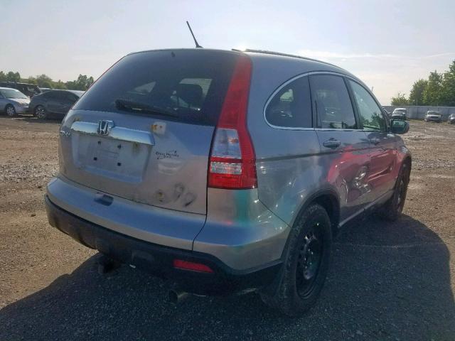 5J6RE48757L810194 - 2007 HONDA CR-V EXL SILVER photo 4