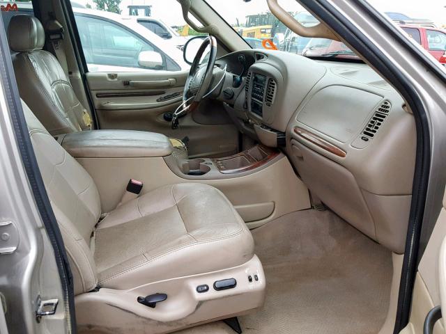 5LMFU28A9YLJ20275 - 2000 LINCOLN NAVIGATOR BEIGE photo 5