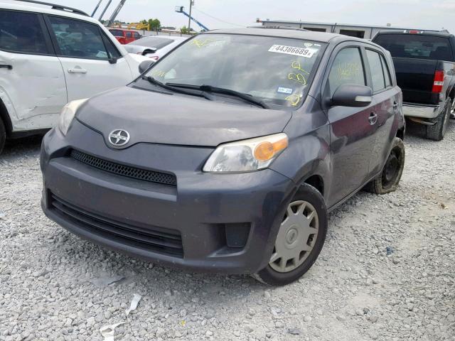 JTKKU10428J021100 - 2008 TOYOTA SCION XD GRAY photo 2