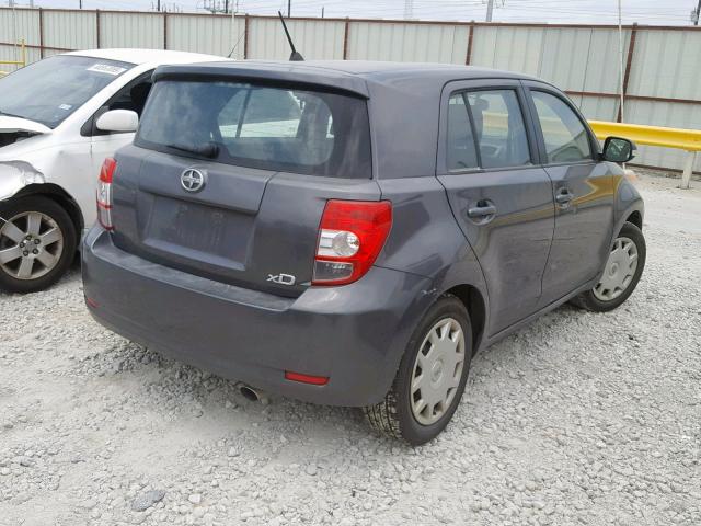 JTKKU10428J021100 - 2008 TOYOTA SCION XD GRAY photo 4