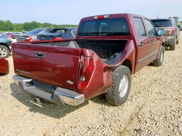 1GCCS33E088188788 - 2008 CHEVROLET COLORADO L MAROON photo 4