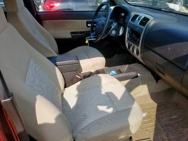 1GCCS33E088188788 - 2008 CHEVROLET COLORADO L MAROON photo 5