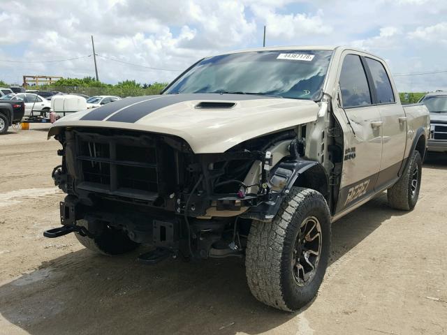 1C6RR7YT8HS611941 - 2017 RAM 1500 REBEL ბეჟი ფოტო 2