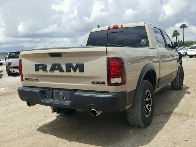 1C6RR7YT8HS611941 - 2017 RAM 1500 REBEL ბეჟი ფოტო 4