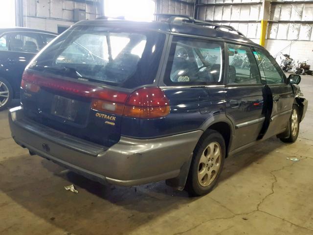 4S3BG6854X7645680 - 1999 SUBARU LEGACY L BLUE photo 4