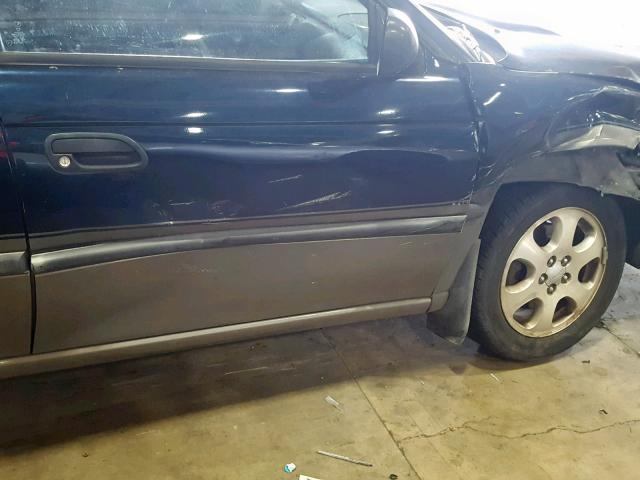 4S3BG6854X7645680 - 1999 SUBARU LEGACY L BLUE photo 9