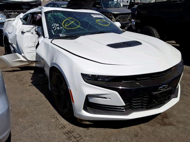 1G1FF1R71K0158521 - 2019 CHEVROLET CAMARO SS WHITE photo 1