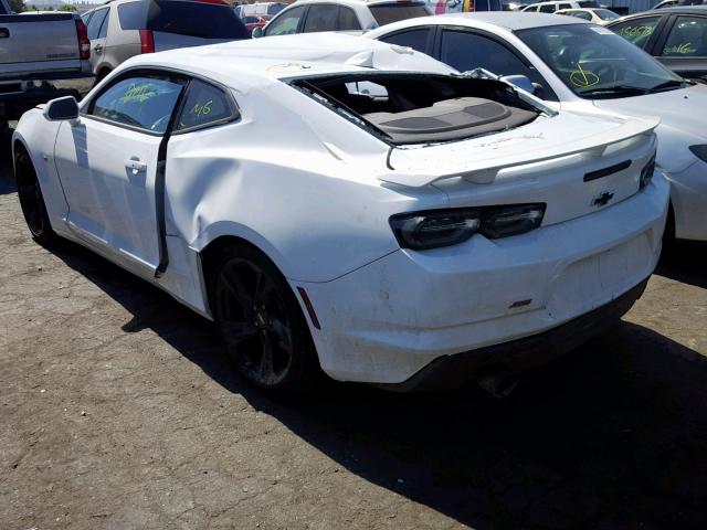 1G1FF1R71K0158521 - 2019 CHEVROLET CAMARO SS WHITE photo 3