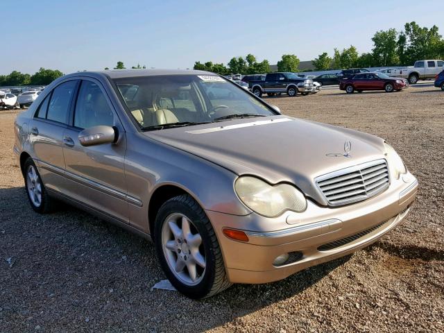 WDBRF61JX1F024481 - 2001 MERCEDES-BENZ C 240 TAN photo 1