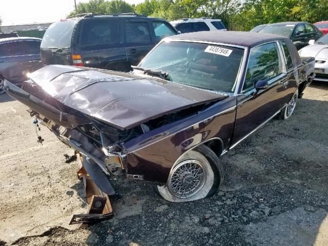 2G3GM11Y0H2308745 - 1987 OLDSMOBILE CUTLASS SU BURGUNDY photo 2