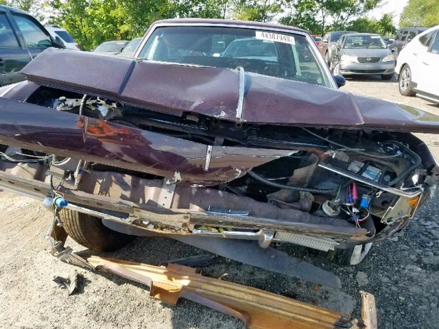 2G3GM11Y0H2308745 - 1987 OLDSMOBILE CUTLASS SU BURGUNDY photo 9