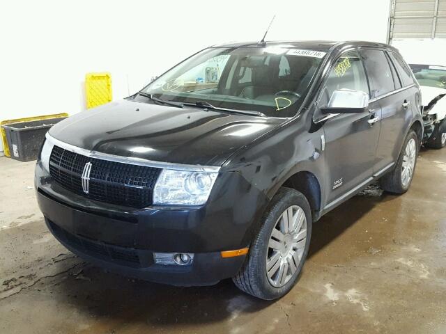 2LMDU68C38BJ40691 - 2008 LINCOLN MKX BLACK photo 2