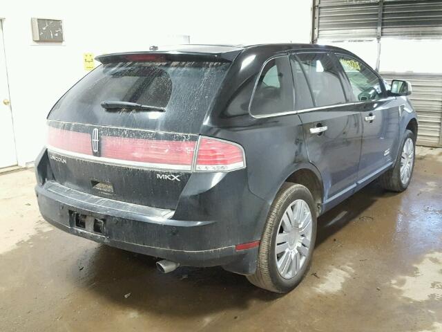 2LMDU68C38BJ40691 - 2008 LINCOLN MKX BLACK photo 4