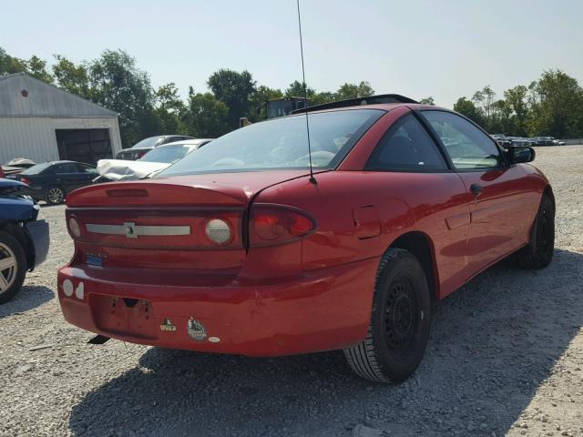 1G1JF12F337142017 - 2003 CHEVROLET CAVALIER L RED photo 4