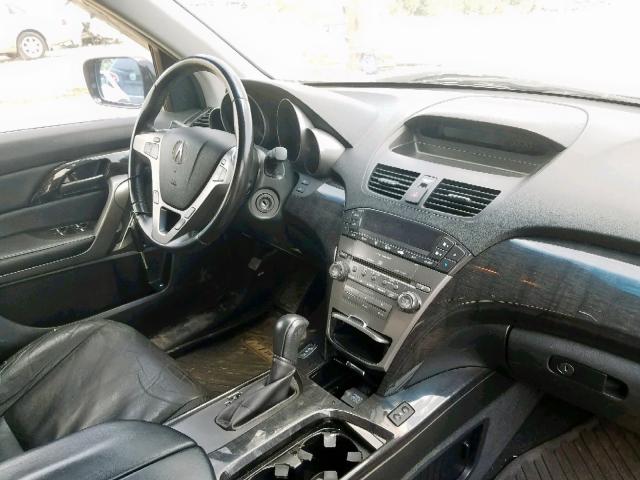 2HNYD28249H515272 - 2009 ACURA MDX BLACK photo 9