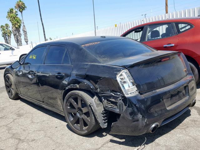 2C3CCAFJ9CH800780 - 2012 CHRYSLER 300 SRT-8 BLACK photo 3