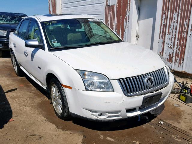 1MEHM42W48G606290 - 2008 MERCURY SABLE PREM WHITE photo 1