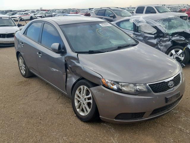 KNAFU4A29C5500491 - 2012 KIA FORTE EX CHARCOAL photo 1