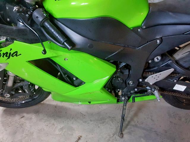 JKAZX4P157A006061 - 2007 KAWASAKI ZX600 P GREEN photo 7