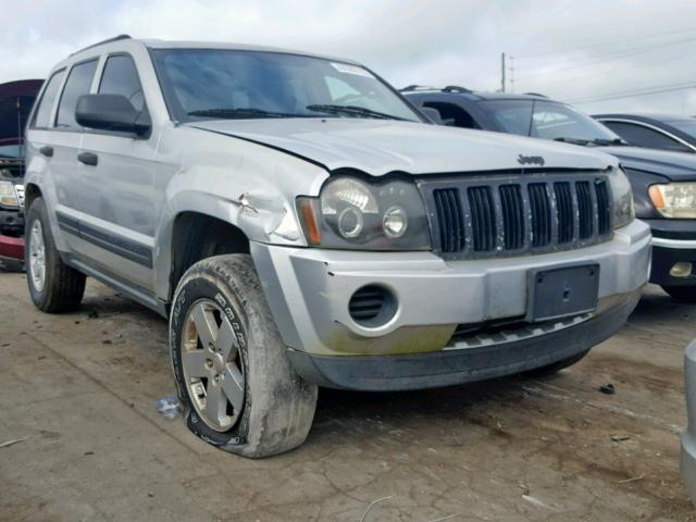 1J4GR48K25C652491 - 2005 JEEP GRAND CHER SILVER photo 1