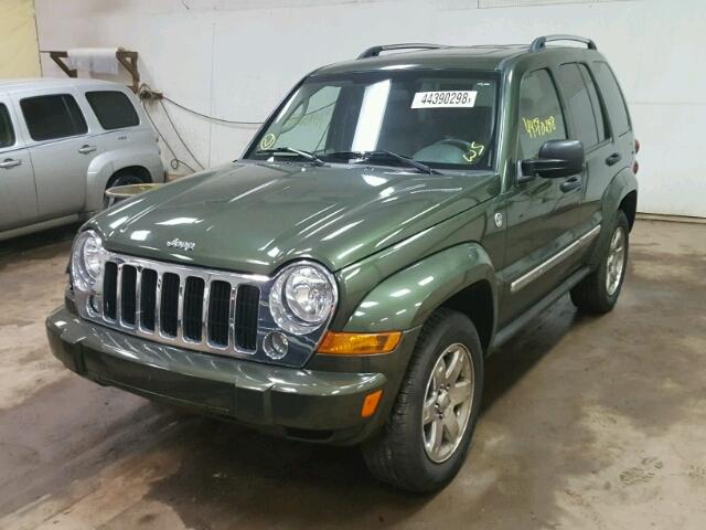 1J4GL58K46W233405 - 2006 JEEP LIBERTY LI GREEN photo 2