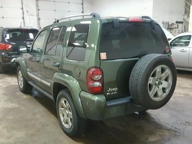 1J4GL58K46W233405 - 2006 JEEP LIBERTY LI GREEN photo 3