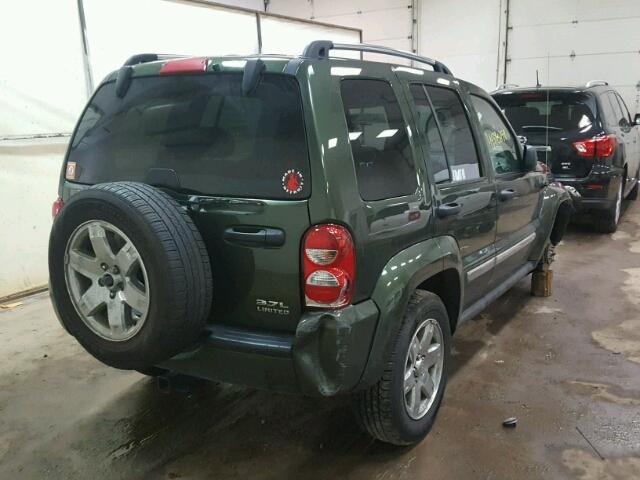 1J4GL58K46W233405 - 2006 JEEP LIBERTY LI GREEN photo 4