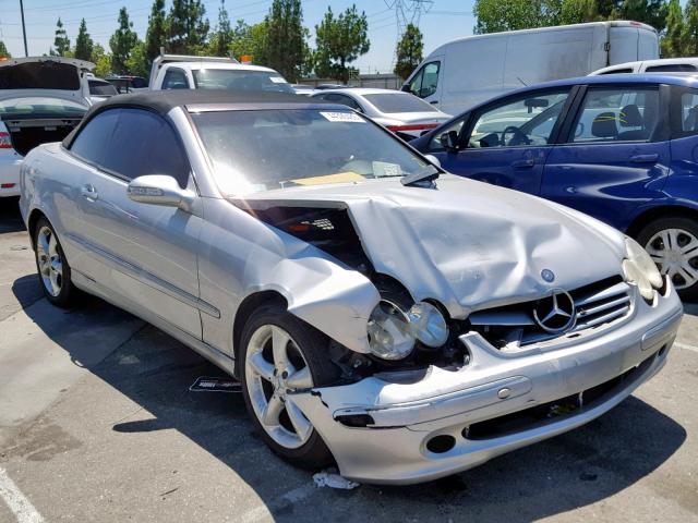 WDBTK65GX5T052661 - 2005 MERCEDES-BENZ CLK 320 SILVER photo 1