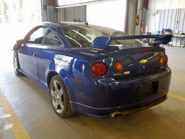 1G1AP14P267764664 - 2006 CHEVROLET COBALT SS BLUE photo 3