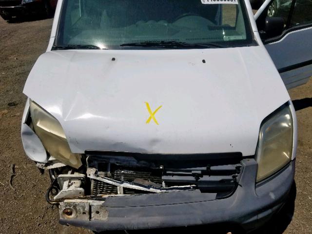 NM0LS7AN3AT030973 - 2010 FORD TRANSIT CO WHITE photo 7