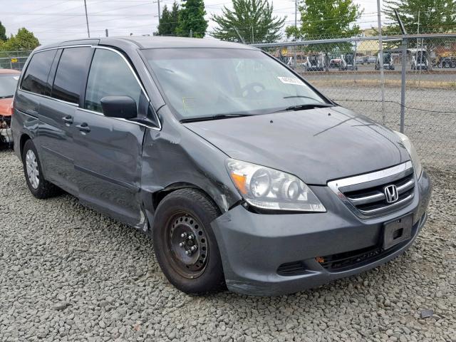 5FNRL382X7B028101 - 2007 HONDA ODYSSEY LX GRAY photo 1