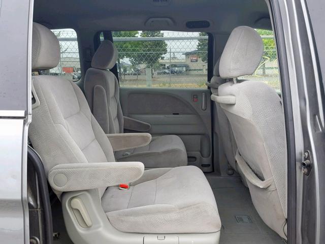 5FNRL382X7B028101 - 2007 HONDA ODYSSEY LX GRAY photo 6