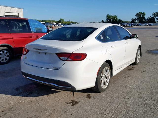 1C3CCCAB8FN728333 - 2015 CHRYSLER 200 LIMITE WHITE photo 4