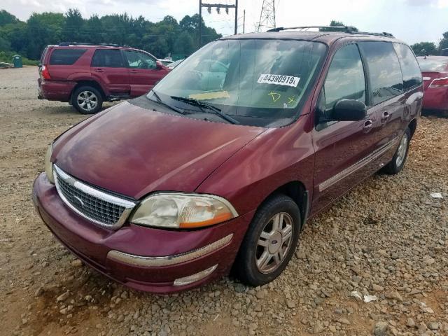 2FMZA52451BB40266 - 2001 FORD WINDSTAR S MAROON photo 2