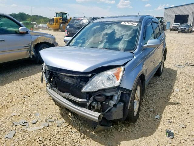 5J6RE3H73BL043951 - 2011 HONDA CR-V EXL BLUE photo 2