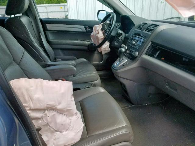 5J6RE3H73BL043951 - 2011 HONDA CR-V EXL BLUE photo 5