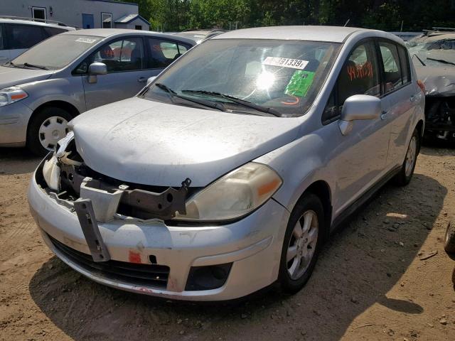 3N1BC13EX7L354590 - 2007 NISSAN VERSA S SILVER photo 2