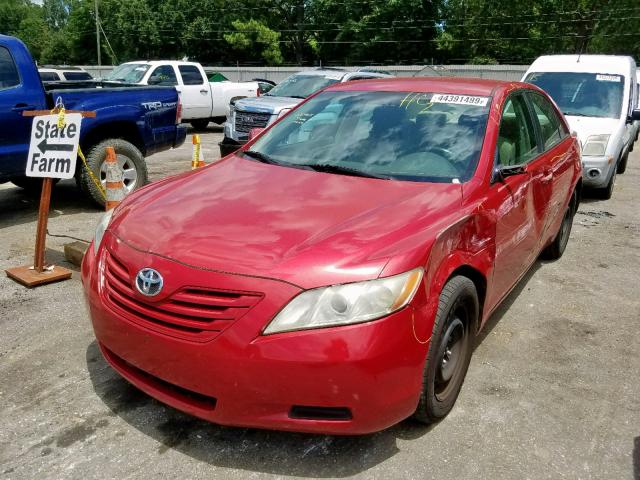 4T1BE46K87U065851 - 2007 TOYOTA CAMRY NEW RED photo 2