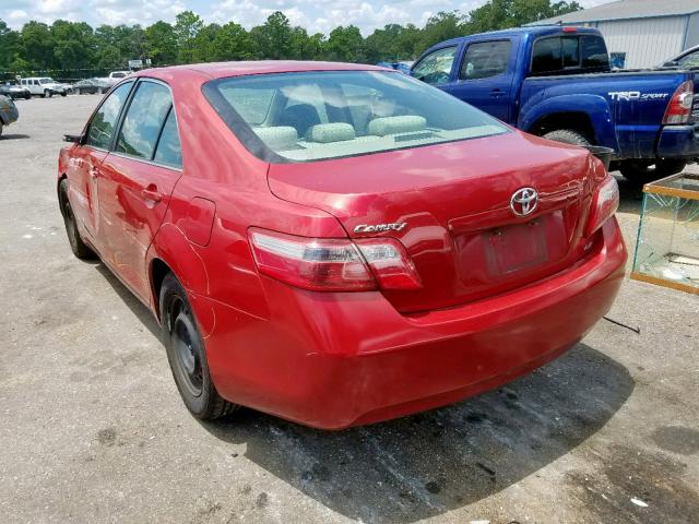 4T1BE46K87U065851 - 2007 TOYOTA CAMRY NEW RED photo 3